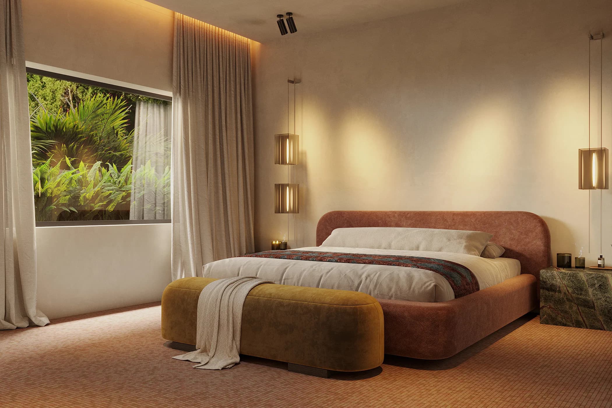 Villa A master bedroom